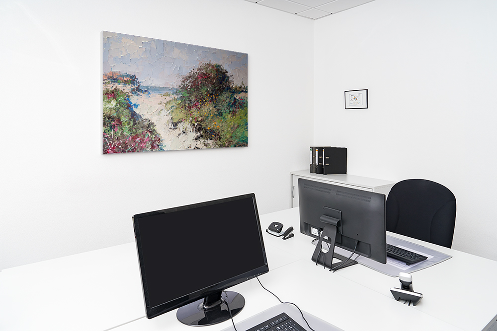 Artikelbild Absorberbild - Frank Wagner - Die Düne 50x50x5,5cm