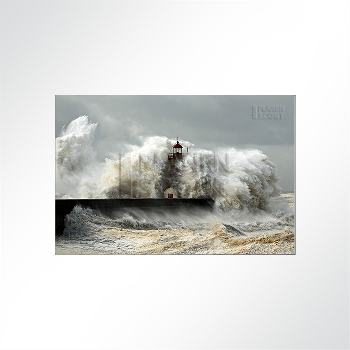 Akustikbild Meer - Ein Leuchttürm im Sturm