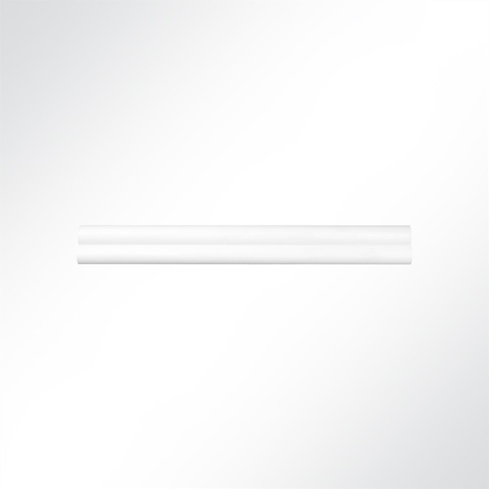 Artikelbild Doppelkederschiene Doppelkederleiste Kunststoff Weiß für Keder 5,0-8,0mm Länge 3m