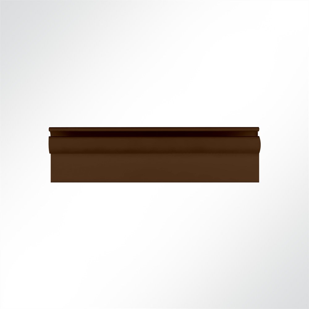 Artikelbild Kederschiene Kederleiste Kederprofil Aluminium Braun für Keder 6,0-9,0mm Länge 1m