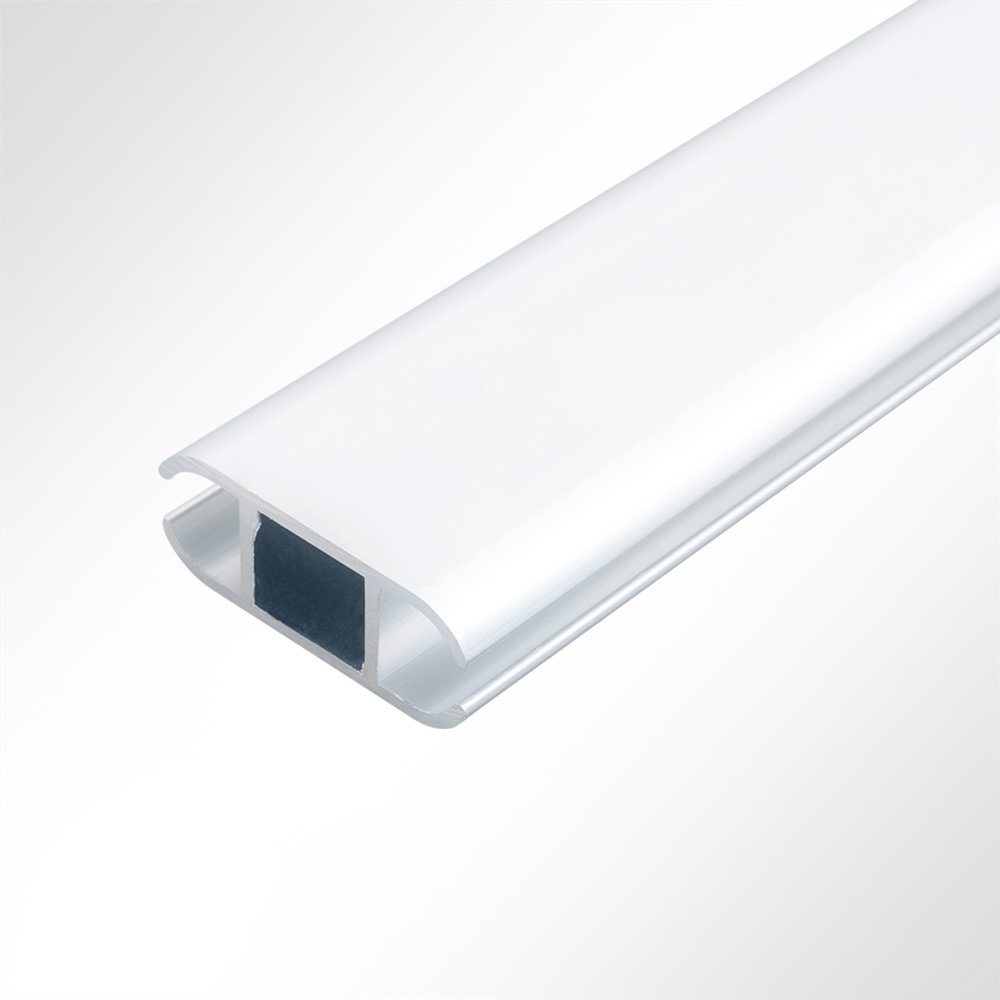 Artikelbild Doppelkederschiene Doppelkederleiste Aluminium pressblank für Keder 6,5-11,0mm 1m