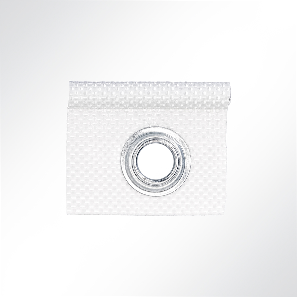 Artikelbild Kederöse 10mm mit Keder weiß 7,5 mm zur Befestigung an Kederschiene