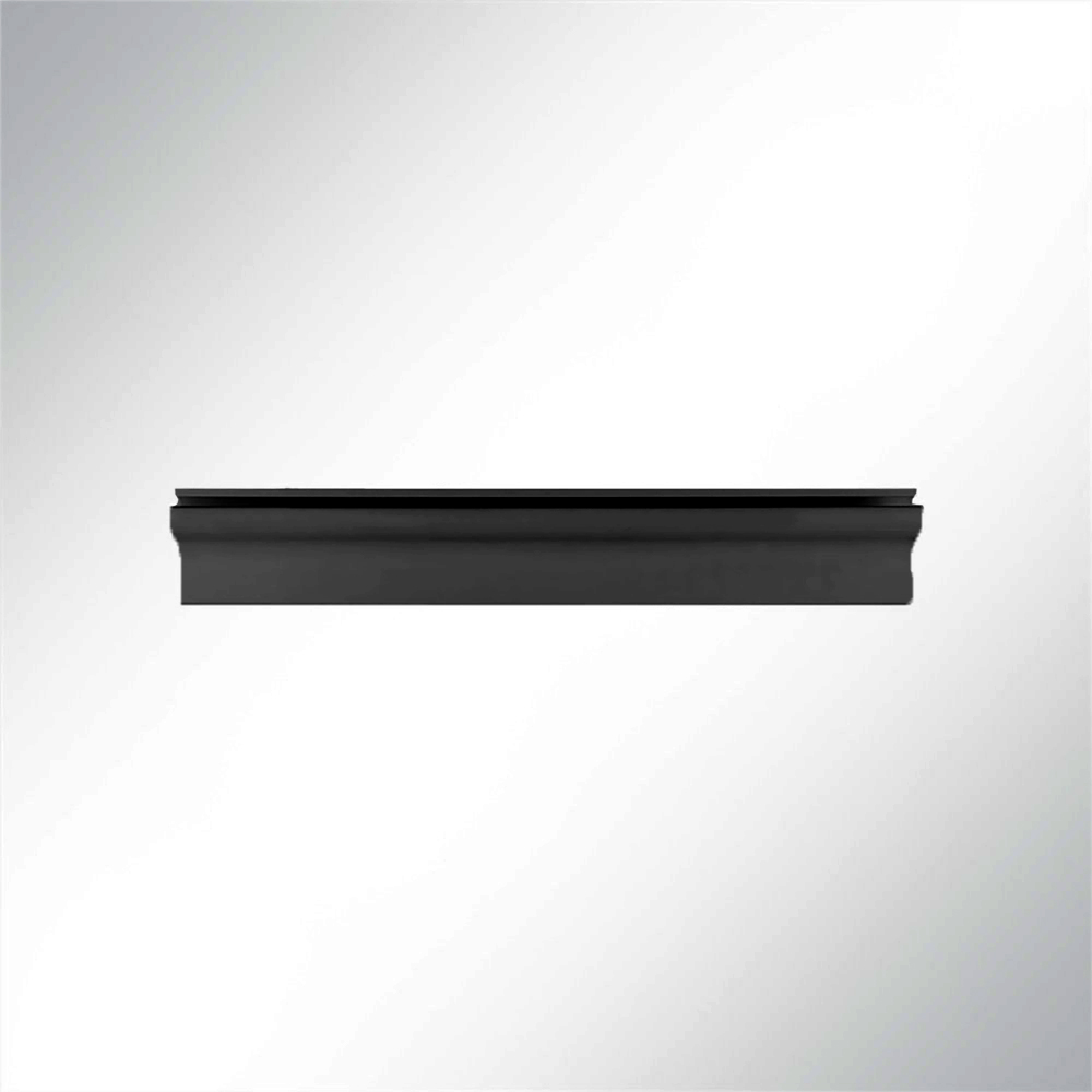 Artikelbild Kederschiene Kederleiste Kunststoff schwarz 15,5x33,3mm Länge 2m