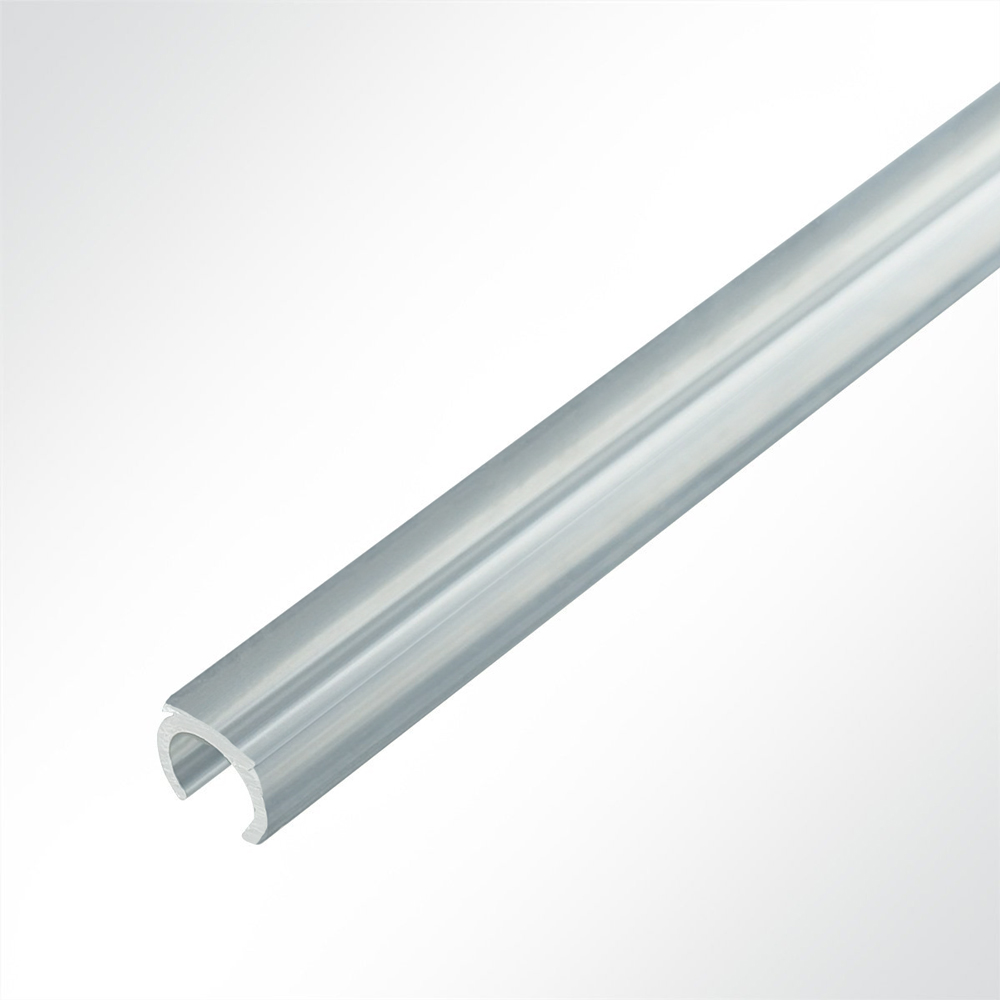 Artikelbild Kederschiene Kederleiste Aluminium C-Profil pressblank für Keder 5-9mm Länge 1 Meter