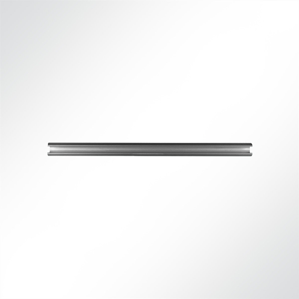 Artikelbild Kederschiene Kederleiste Aluminium C-Profil anthrazit RAL 7016 für Keder 5-9mm Länge 1 Meter