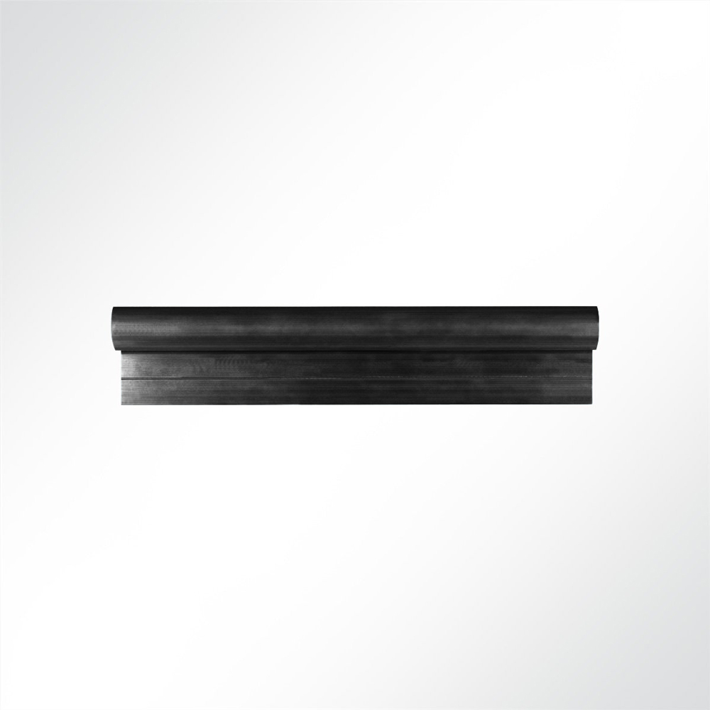 Artikelbild Kederschiene Kederleiste Aluminium 0° schwarz RAL 9005 für 5-9mm Keder Länge 1 Meter