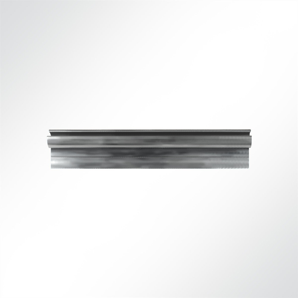 Artikelbild Kederschiene Kederleiste Aluminium 45° anthrazit RAL 7016 für 5-9mm Keder Länge 1 Meter