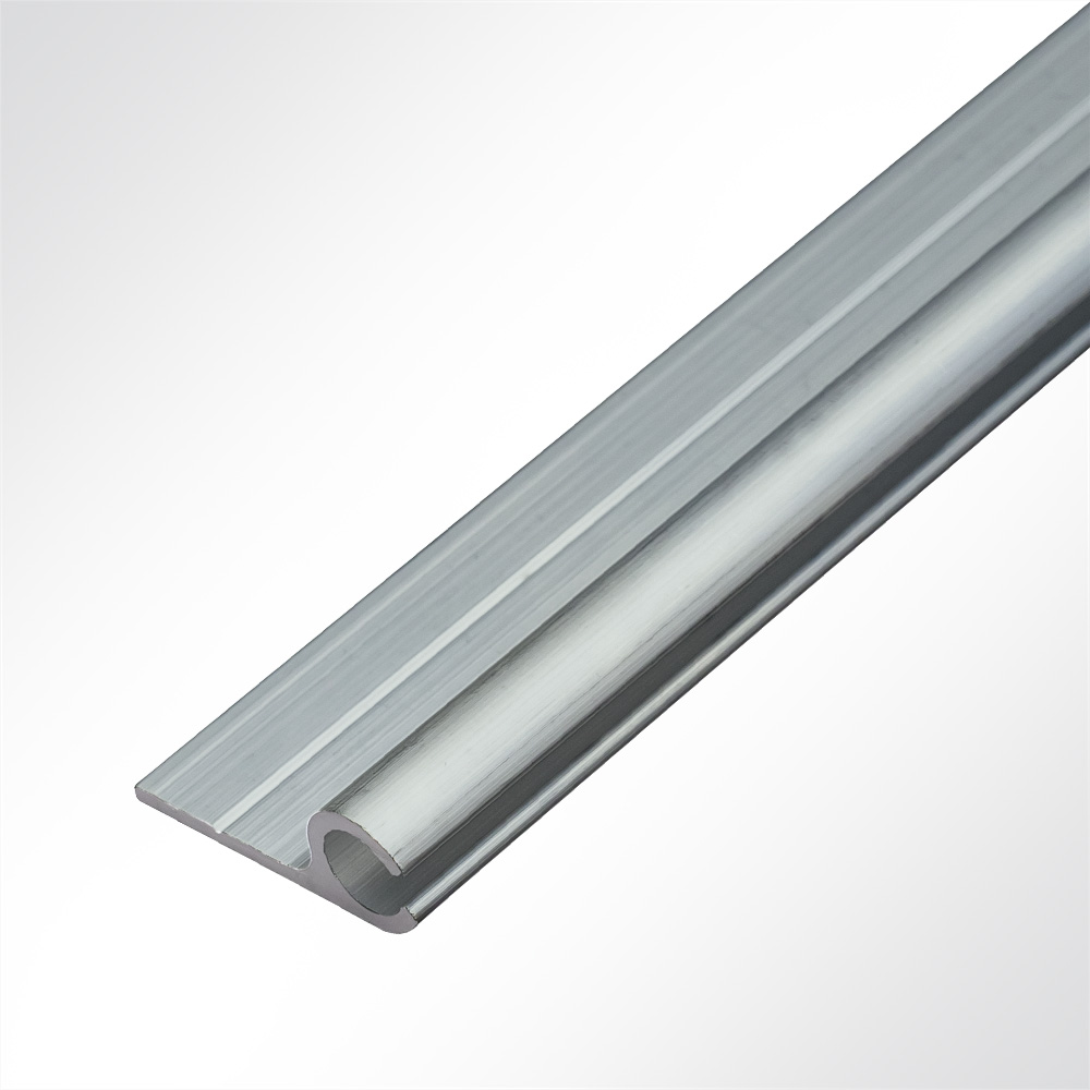 Artikelbild Kederschiene 0° Kederleiste Aluminium eloxiert für Keder 4-5mm Länge 1m