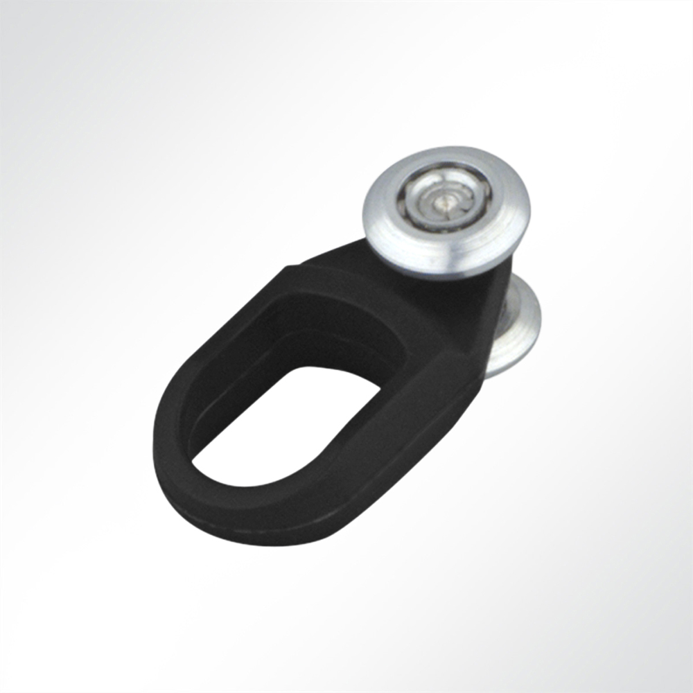 Artikelbild Laufrolle mit Öse für Laufschiene 25x19mm