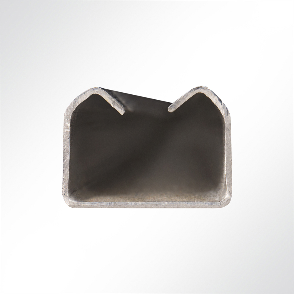 Artikelbild Lysel® Laufschiene Schiebetür Schiene Edelstahl Nirosta 25x19mm Länge 2m