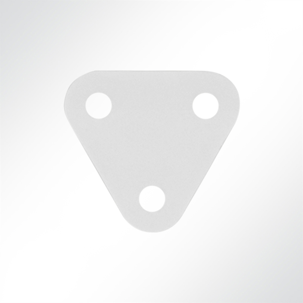 Artikelbild Gegenplatten Nylon 39x33mm für Doppelrolle Profil 35x30mm