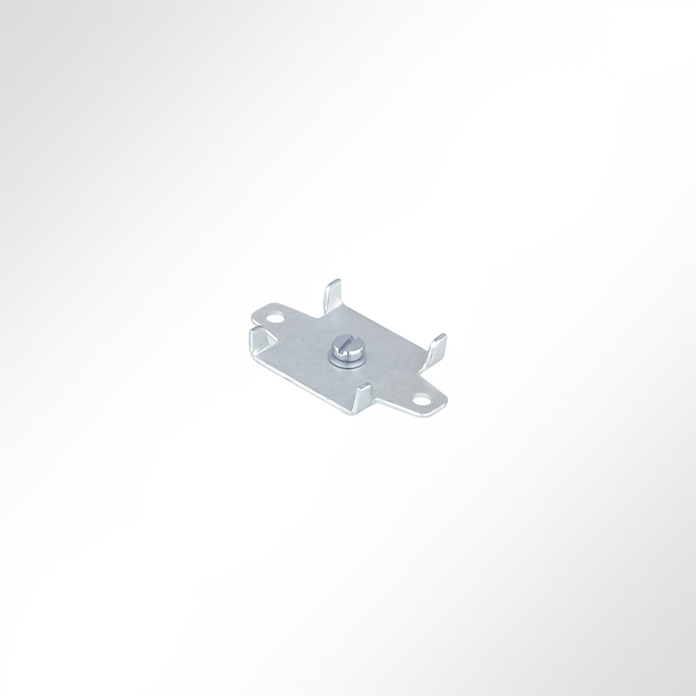 Artikelbild Deckenhalterung Deckenbefestigung Schienenhalter für Laufschiene 35x30mm