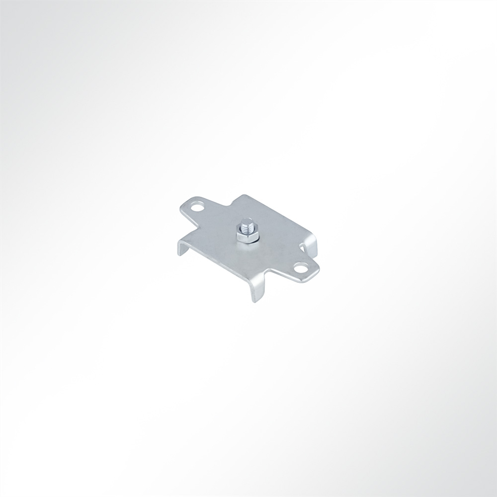 Artikelbild Deckenhalterung Deckenbefestigung Schienenhalter für Laufschiene 35x30mm