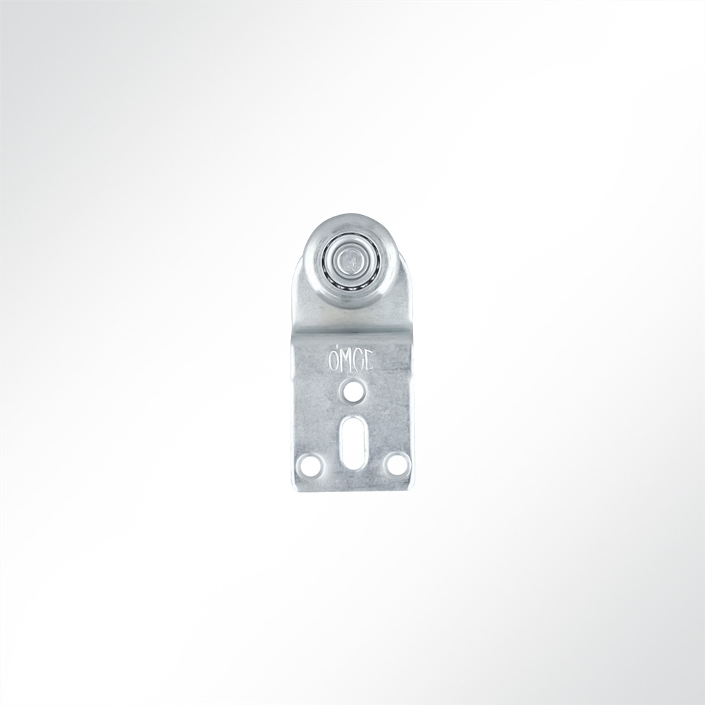 Artikelbild Laufrolle Vorhangrolle Führungsrolle verzinkt für Laufschiene 35x30mm