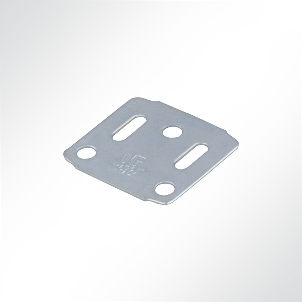 Artikelbild Gegenplatten verzinkt 40x35mm für 4-Fachrolle Profil 35x30mm