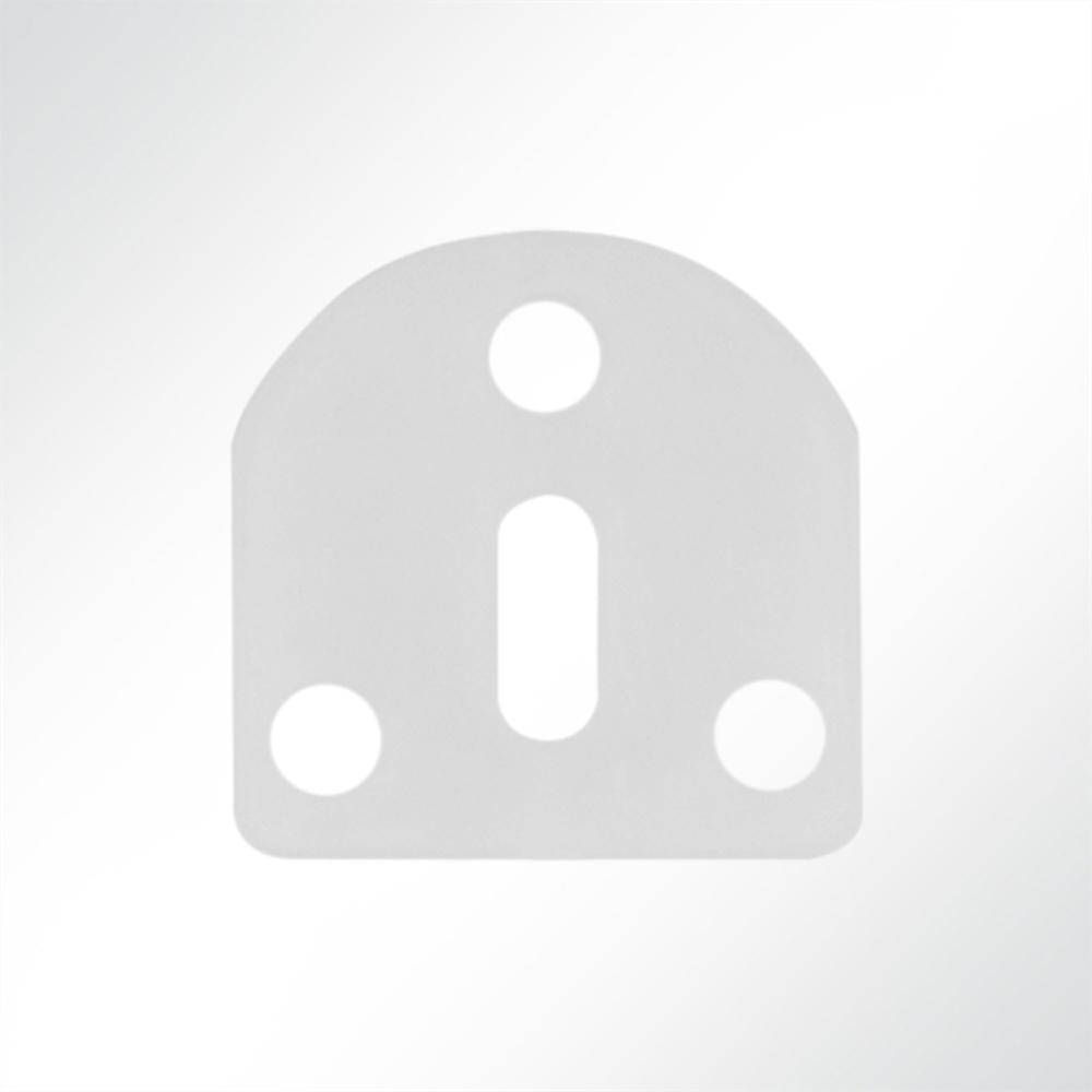 Artikelbild Gegenplatten Nylon 30x30mm für Doppelrolle Profil 35x30mm