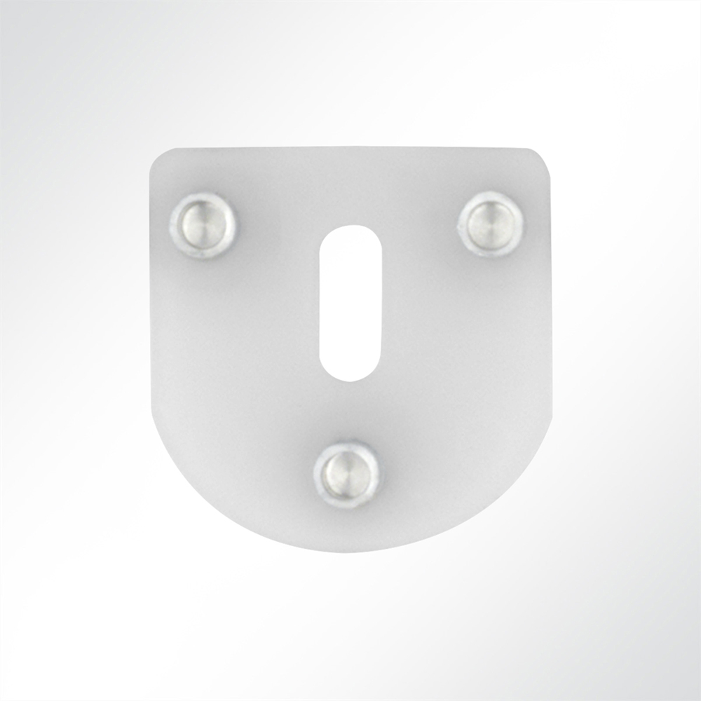 Artikelbild Gegenplatten Nylon 30x30mm für Doppelrolle Profil 35x30mm