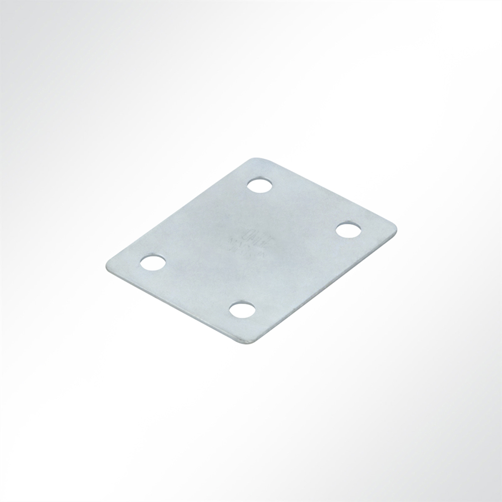 Artikelbild Gegenplatten verzinkt 43x38mm für 4-Fachrolle Profil 35x30mm