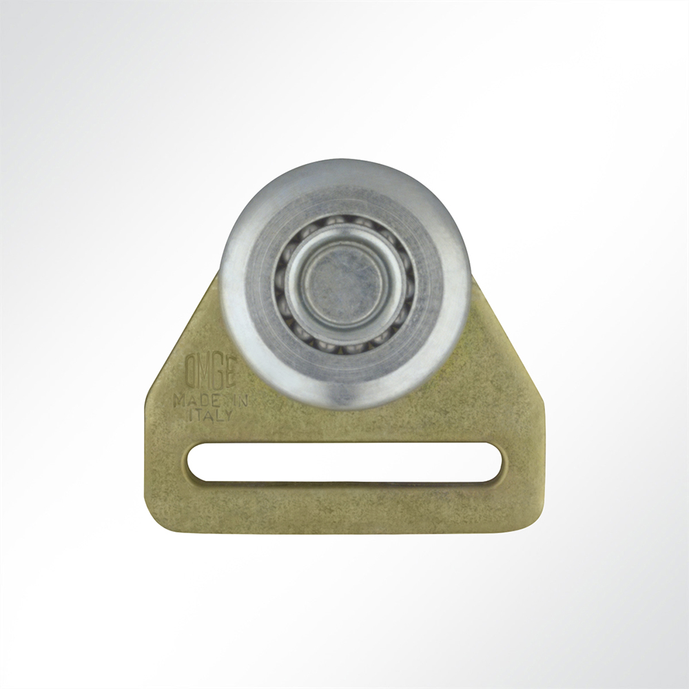 Artikelbild Laufrolle Vorhangrolle Führungsrolle verzinkt für Laufschiene 42x54 mm