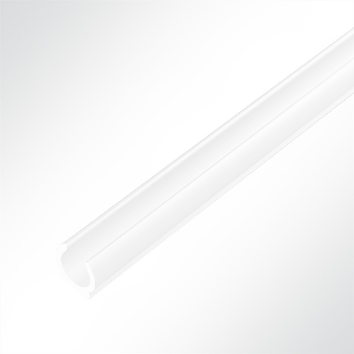 Kederschiene Kederleiste Aluminium C-Profil weiß RAL 9016 für Keder 5-9mm