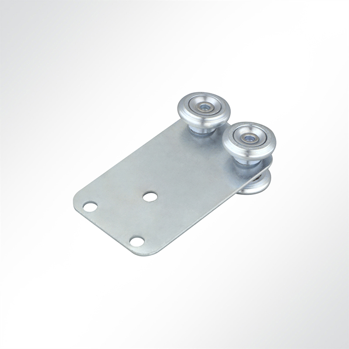 4-fach-Rollen verzinkt für Laufschiene 35x30mm 45kg je Laufwerk