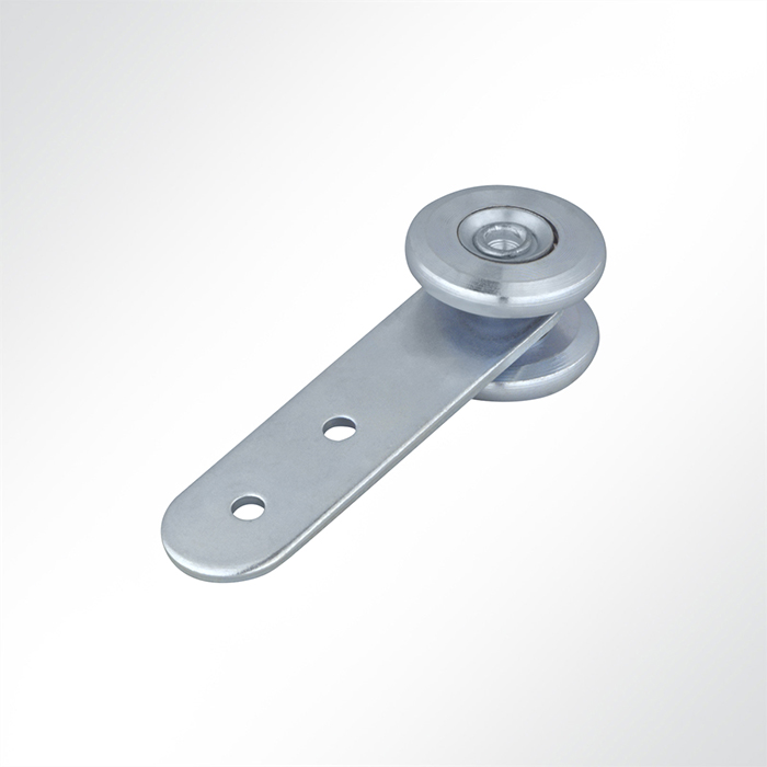 Doppelrolle verzinkt für Laufschiene 42x54mm 160kg je Laufwerk