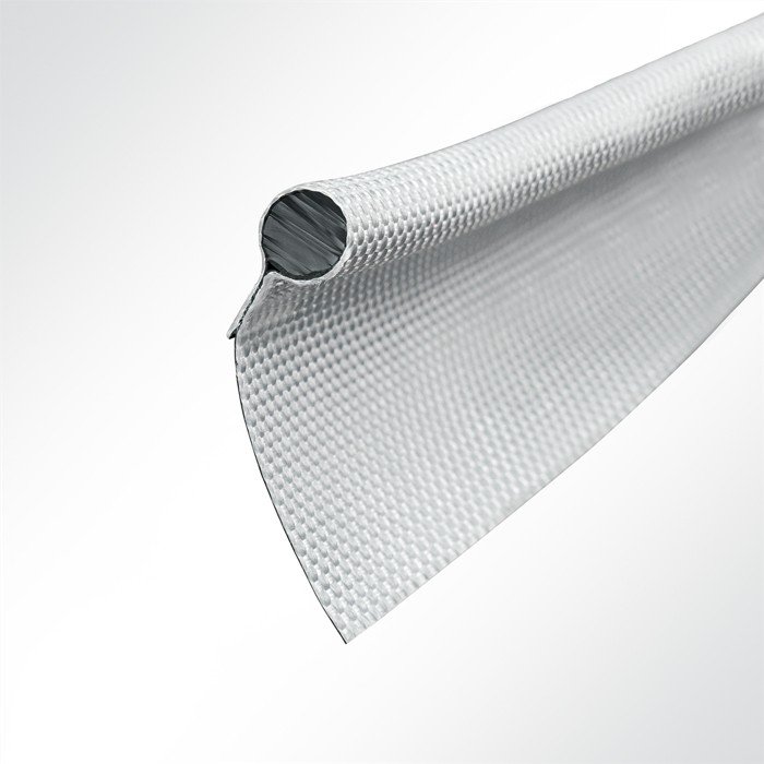 Kederband Keder Zeltkeder einfahnig 11,5 bis 13,5mm silbergrau