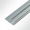 Vorschau 10x Kederschiene Kederleiste Kederprofil Aluminium Schwarz für Keder 6,0-9,0mm Länge 6m grau