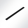 Vorschau PVC Flachstange Flachprofil 2000x22x5mm weiß schwarz