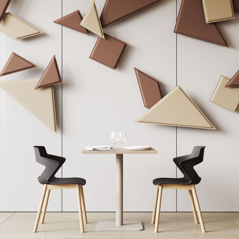 Artikelbild QP Tangram Akustikpaneele Akustikplatten ohne Montage-Kit Maigrün 0426