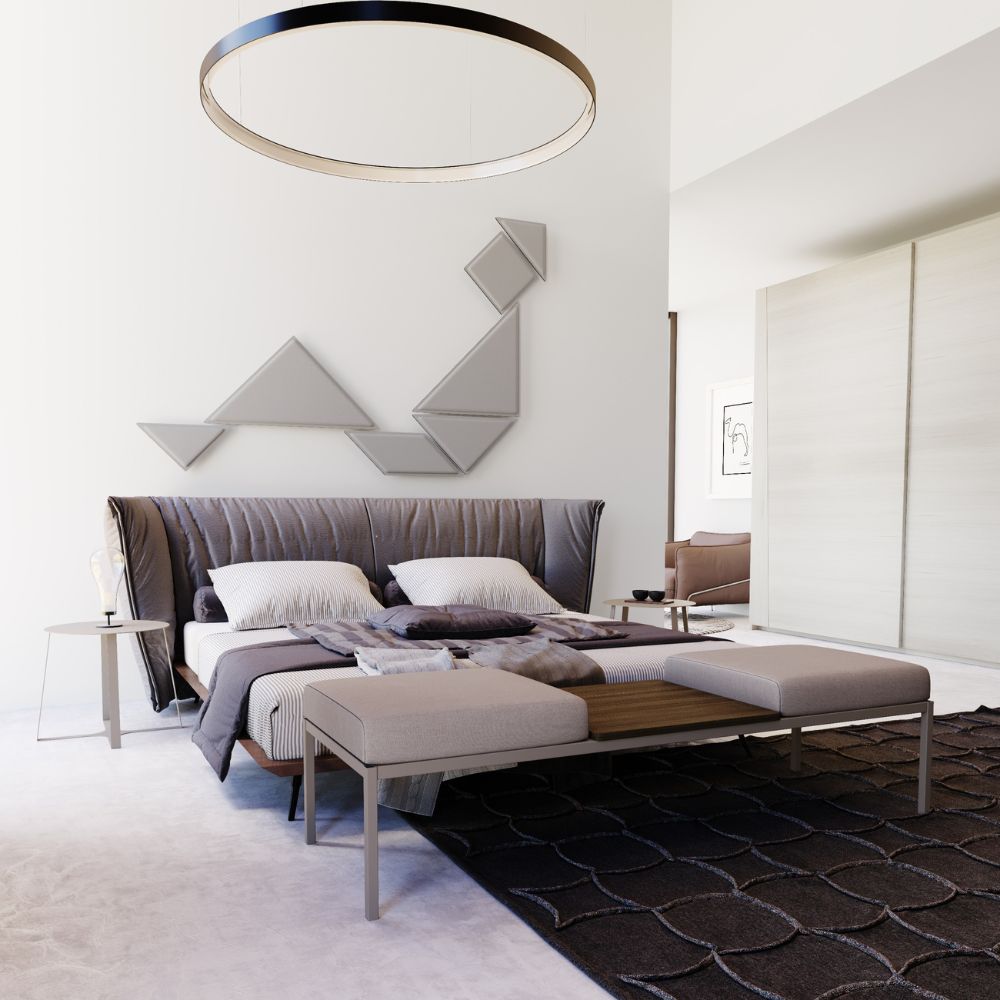 Artikelbild QP Tangram Akustikpaneele Akustikplatten ohne Montage-Kit Maigrün 0426