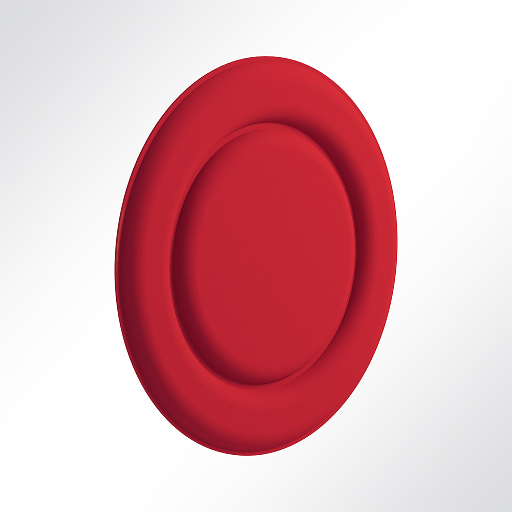 Artikelbild QP Circle Akustikpaneele Akustikplatten Schallabsorber Ø90cm Rot 0231
