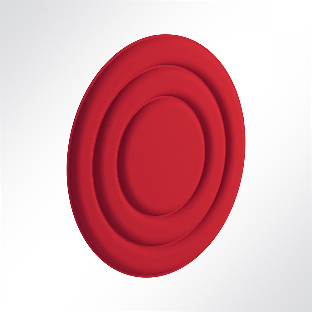 Artikelbild QP Circle Akustikpaneele Akustikplatten Schallabsorber Ø120cm Rot 0231