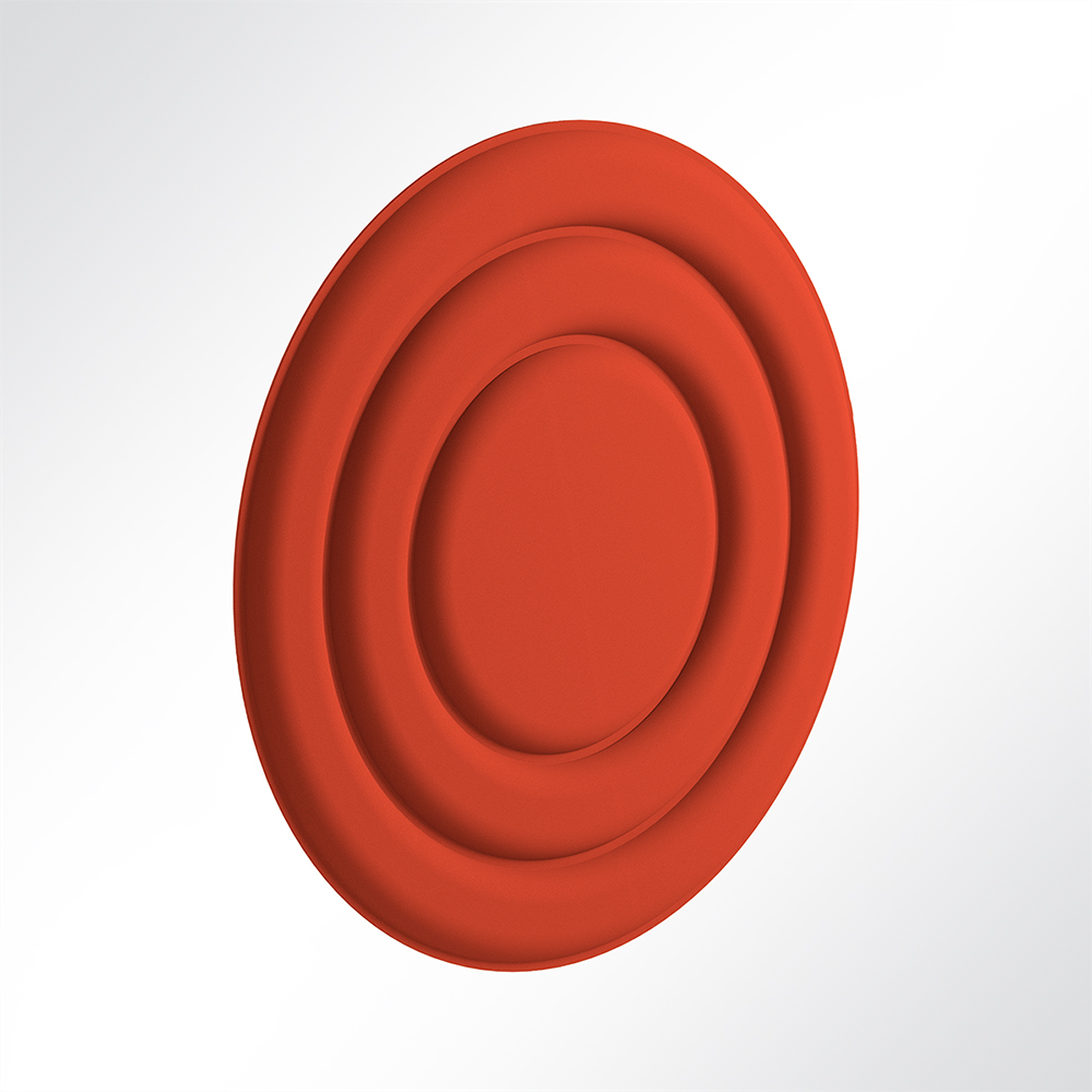 Artikelbild QP Circle Akustikpaneele Akustikplatten Schallabsorber Ø120cm Orange 0120