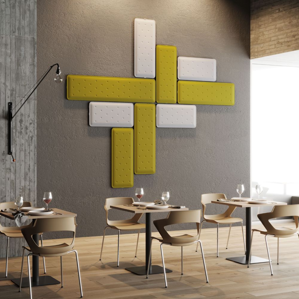 Artikelbild QP Flat Single Akustikpaneele Akustikplatten Schallabsorber 60x40cm Rot 0231