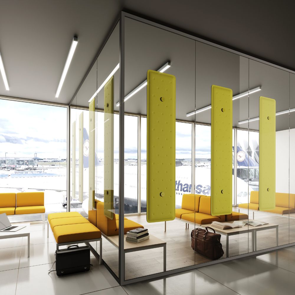 Artikelbild QP Flat Single Akustikpaneele Akustikplatten Schallabsorber 60x40cm Rot 0231