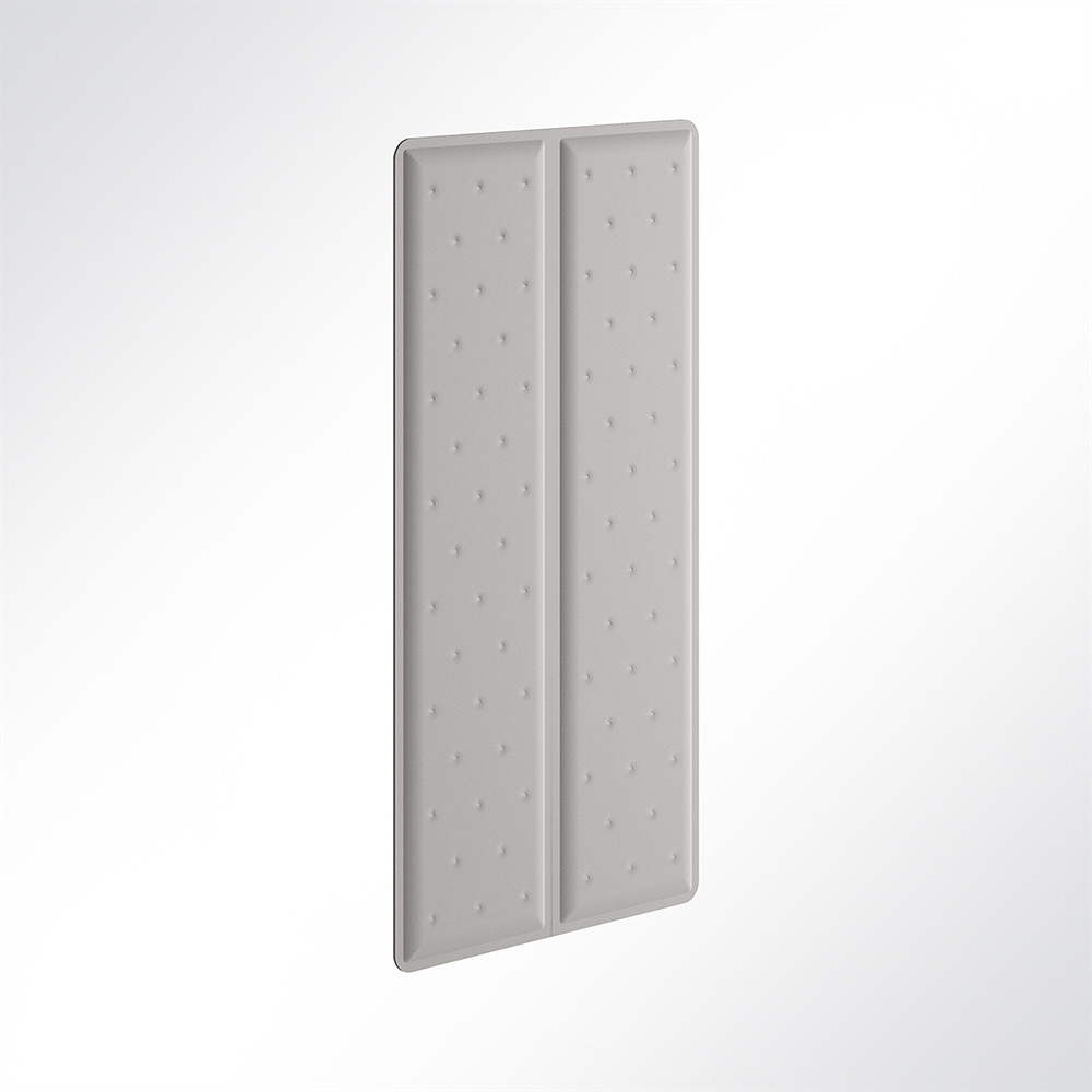 Artikelbild QP Flat Double Akustikpaneele Akustikplatten Schallabsorber 60x80cm Hellgrau 0643