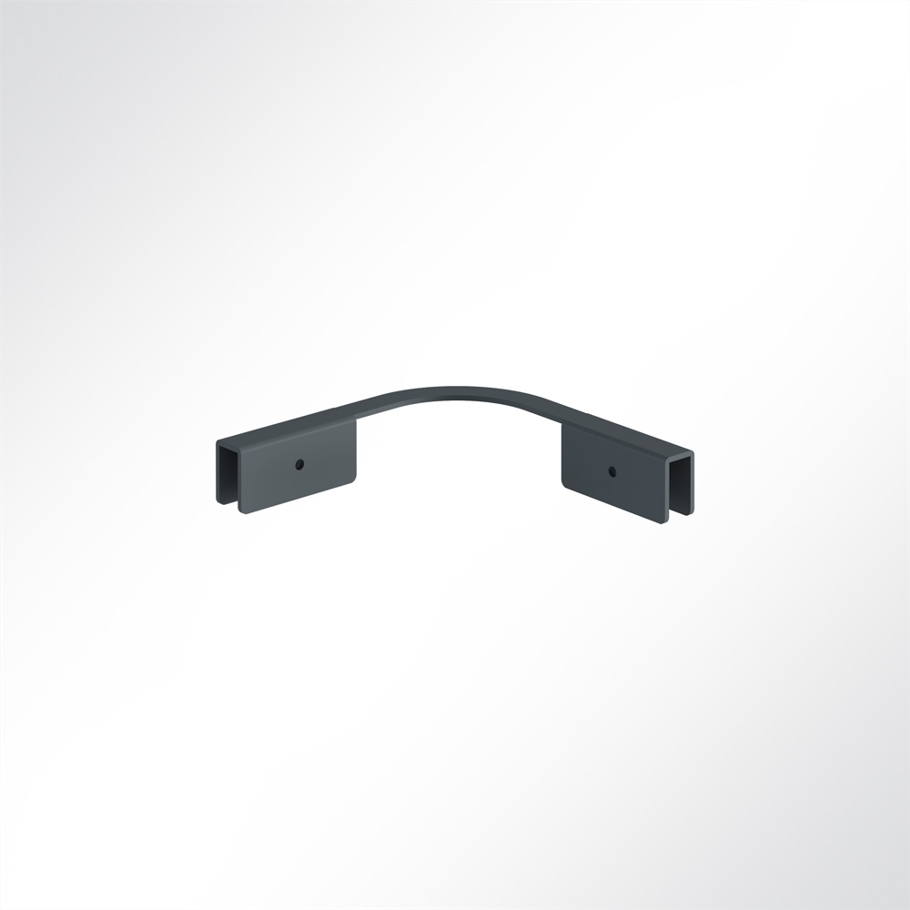 Artikelbild QP Akustikpaneele Booth-Mode Kopf-Verbinder von 2 Paneelen 90° Schwarz 7016