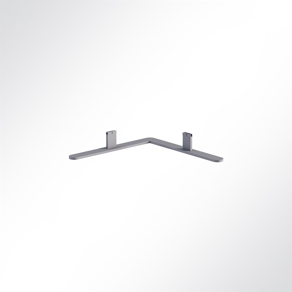 Artikelbild QP Akustikpaneele Booth-Mode Fußendstück von 2 Paneelen 90° Grau 7035