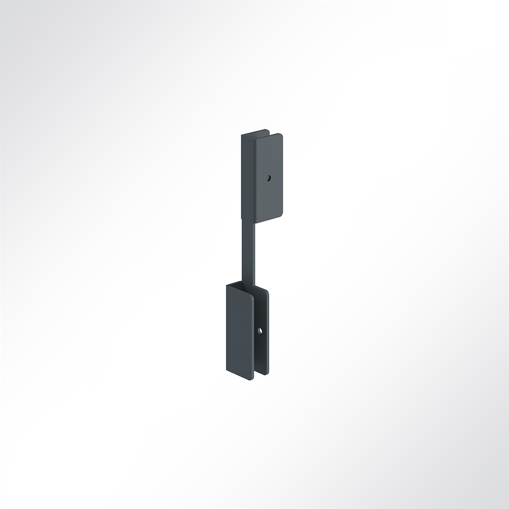 Artikelbild QP Akustikpaneele Booth-Mode Verbinder 2 Paneele in versch. Höhen rechts Schwarz 7016