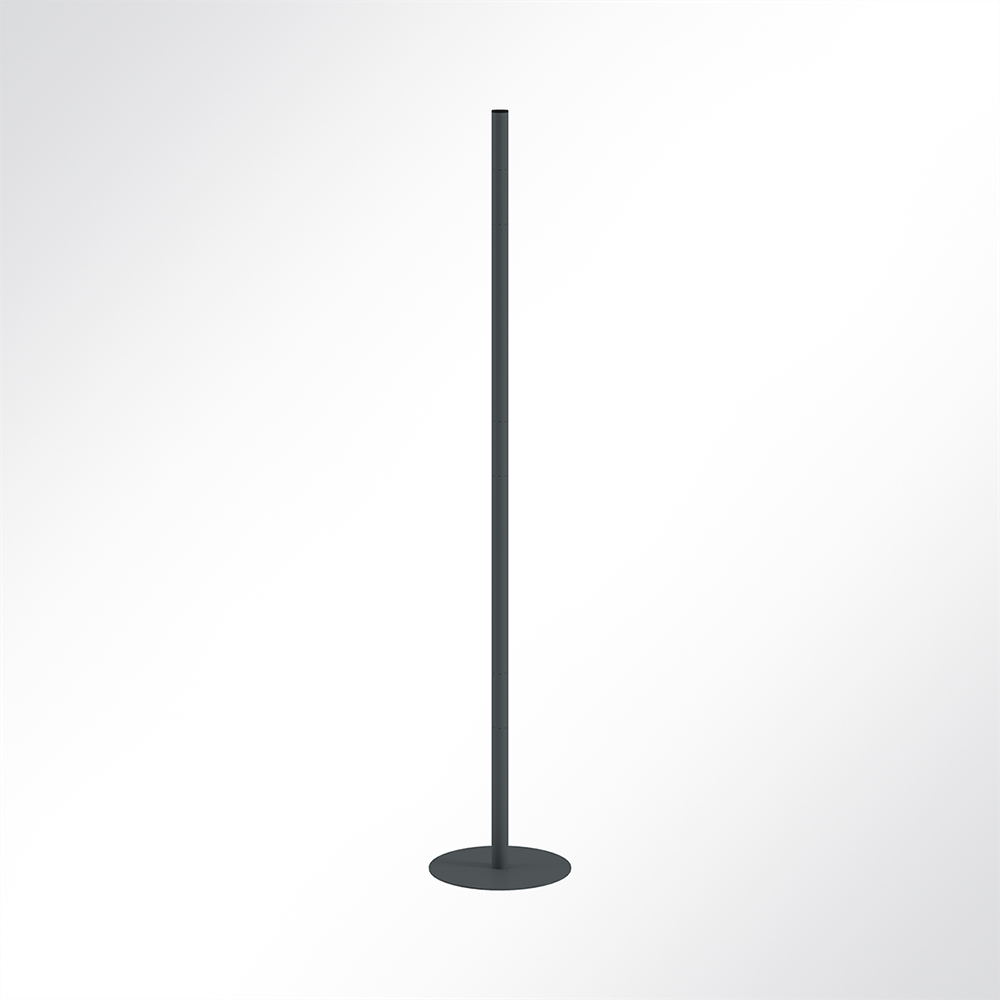Artikelbild QP Akustikpaneele Pole-Mode Stange Ø4cm Höhe 180cm Fuß Ø34cm Schwarz 7016