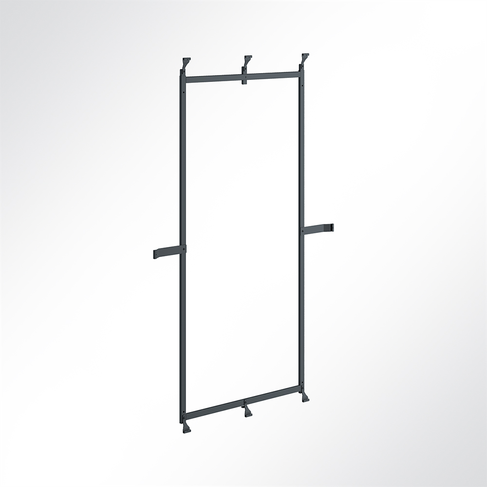 Artikelbild QP Akustikpaneele Wall & Ceiling Mode 8 Klammern für 120cm Triple Paneele Schwarz 7016