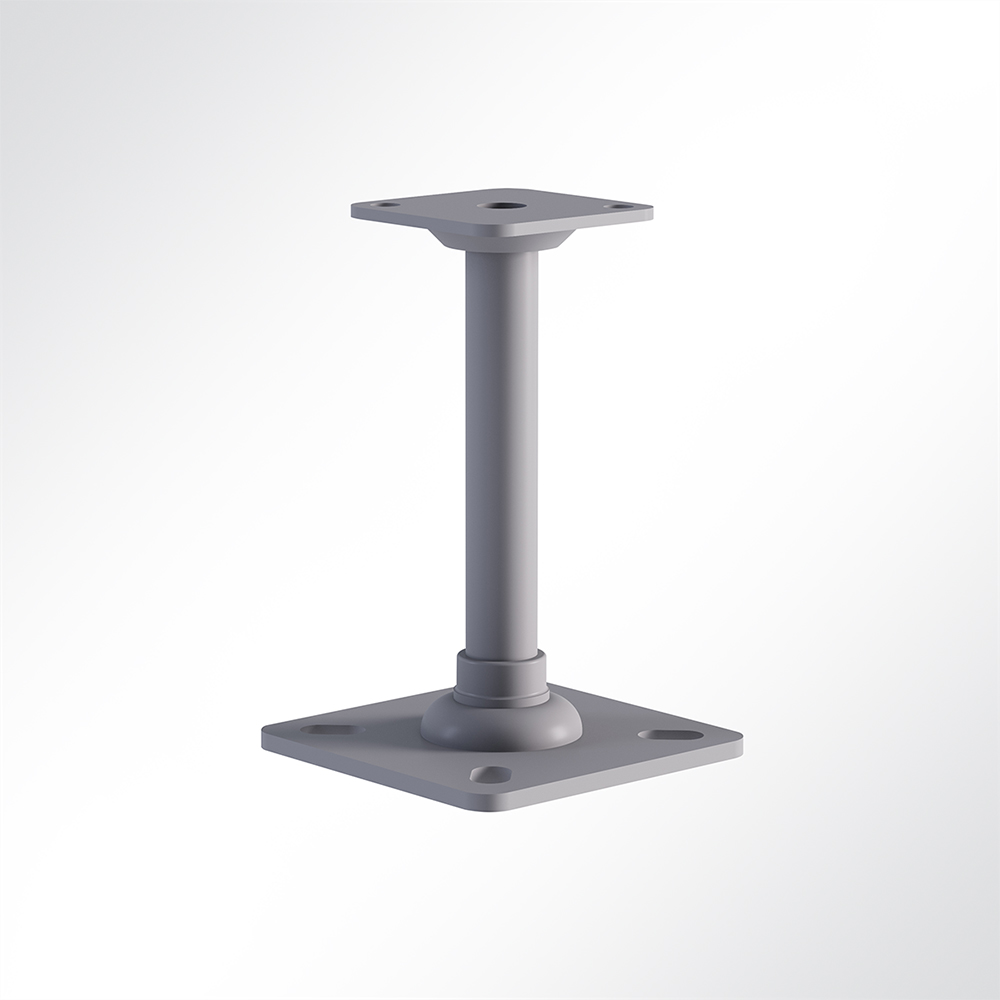 Artikelbild QP Akustikpaneele Wall & Ceiling Mode Halter Höhe 9cm für Single 60/80cm Paneele Silber 100