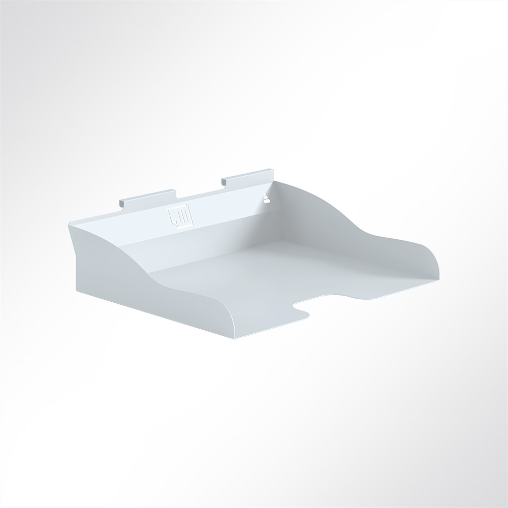 Artikelbild QP Akustikpaneele Desking A4 Papier-Ablage Weiß 9003