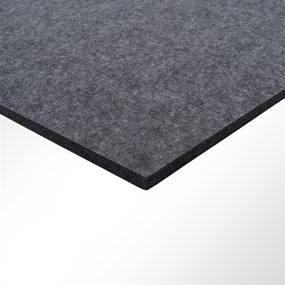 Artikelbild Bluefiber PAD PET Vlies Akustikplatten Schallabsorber 2000g/m² 12mm B1 Anthrazit 767x517mm