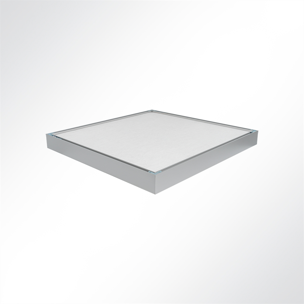 Artikelbild QP Akustikpaneele Schallabsorber Deckensegel mit Alu-Rahmen bluefiber tec based B1 2500g/m² weiß 620x625x50mm