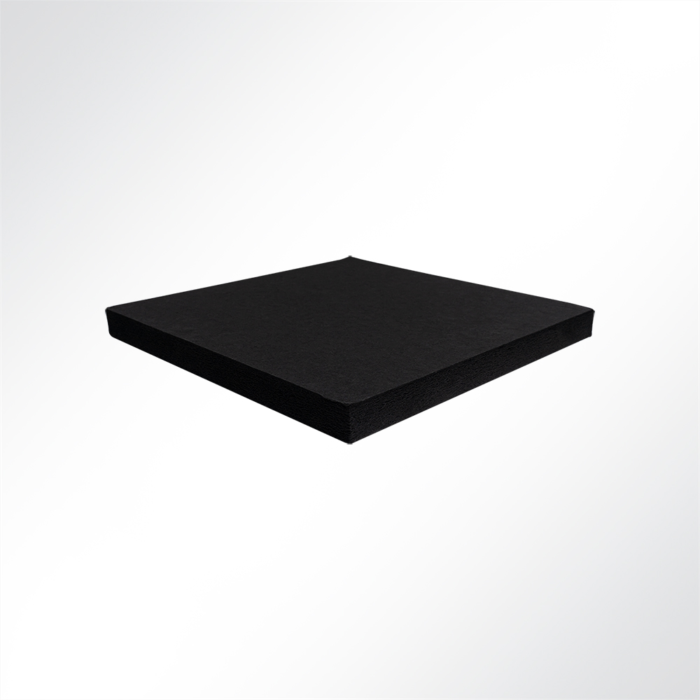 Artikelbild QP Akustikpaneele Schallabsorber Deckensegel bluefiber tec based B1 2500g/m² schwarz 620x625x50mm