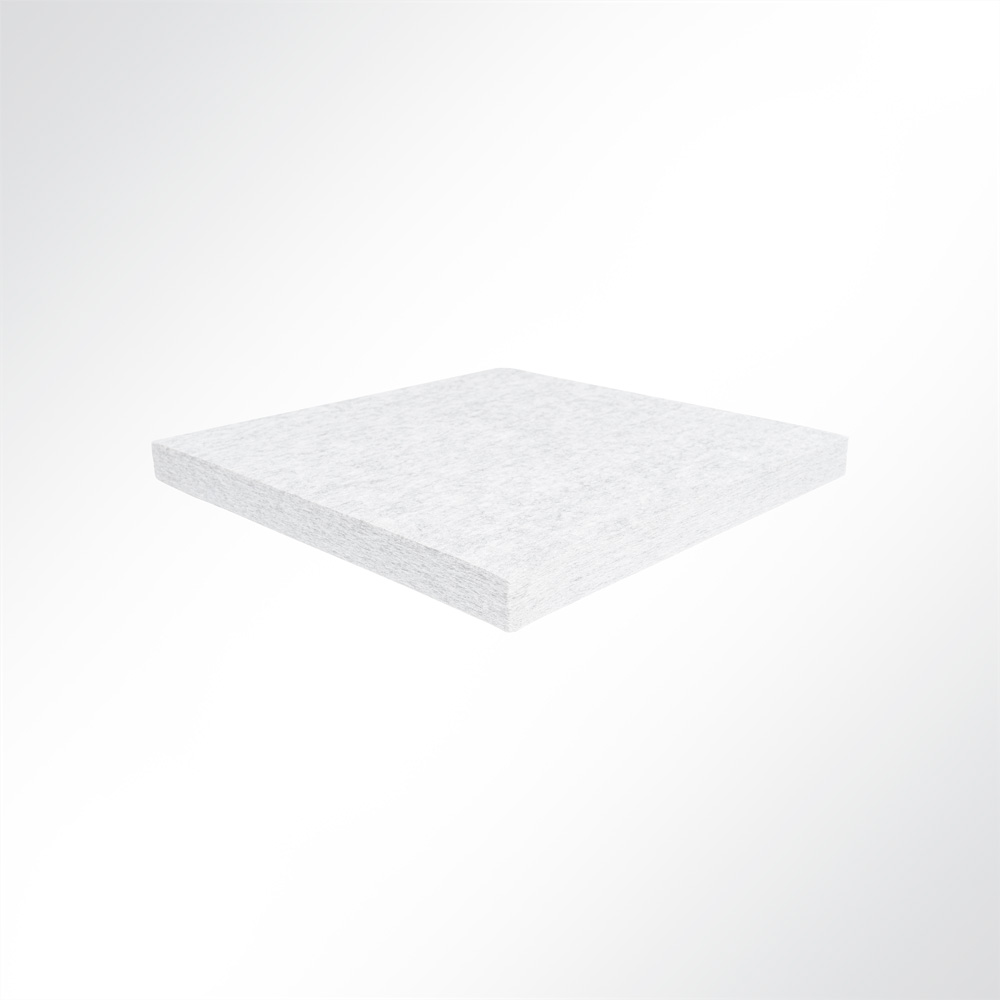Artikelbild QP Akustikpaneele Schallabsorber Deckensegel bluefiber tec based B1 2500g/m² hellgrau marmor 620x625x50mm