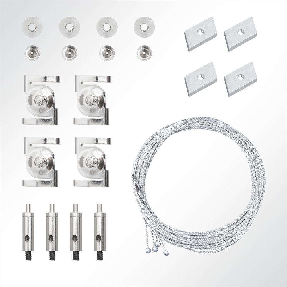 Artikelbild QP Akustikpaneele Schallabsorber Deckensegel bluefiber tec based B1 2500g/m² hellgrau marmor 620x625x50mm