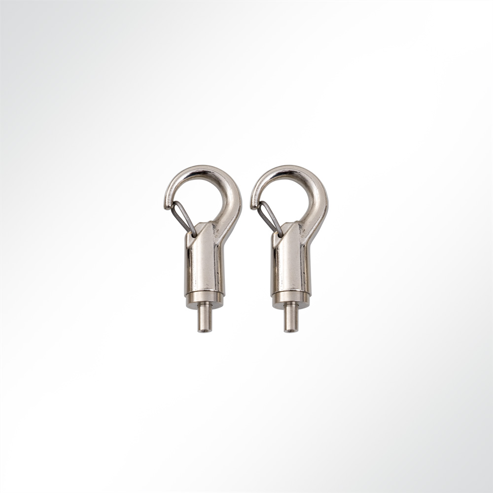 Artikelbild Abhängeset 2-fach für Akustikelemente mit Drahtspirale Drahtseil Ø1,5mm 1,5m